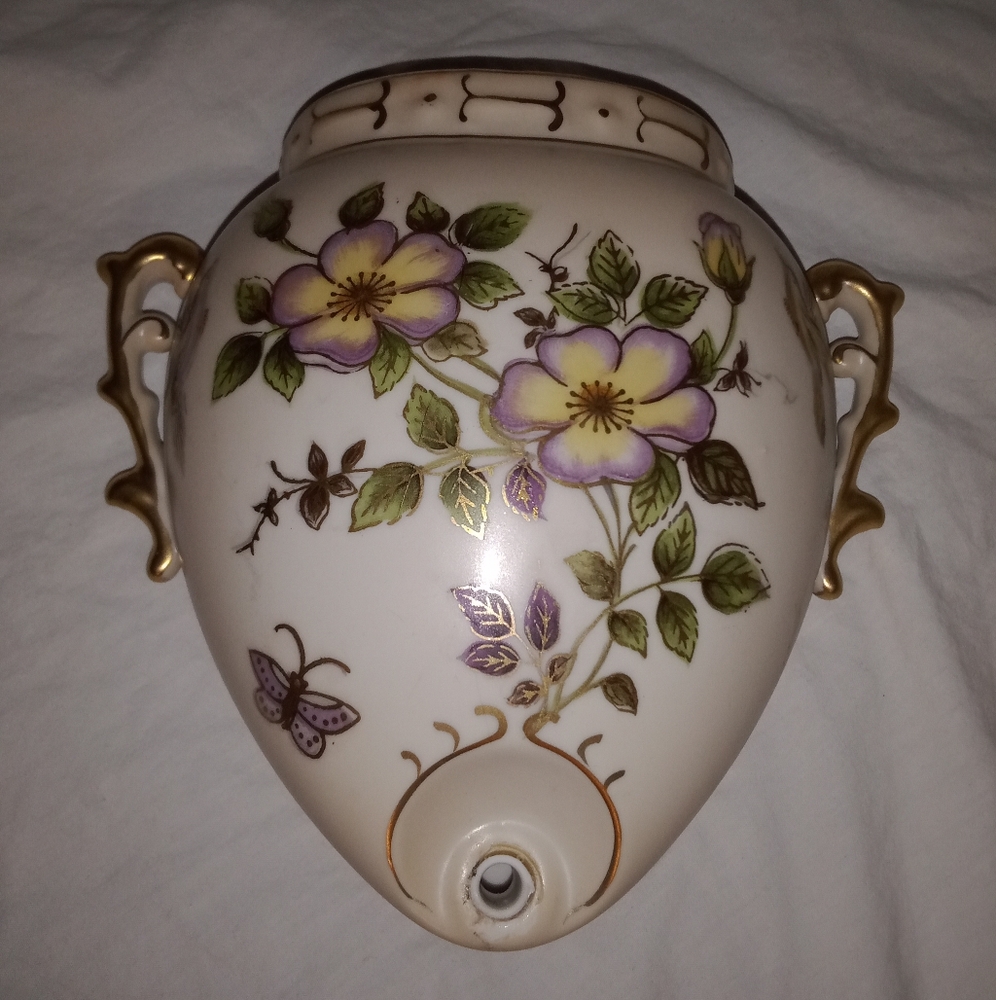 Vintage Floral Butterfly Bird Wall Pocket Ardalt Japan - Picture 3 of 12